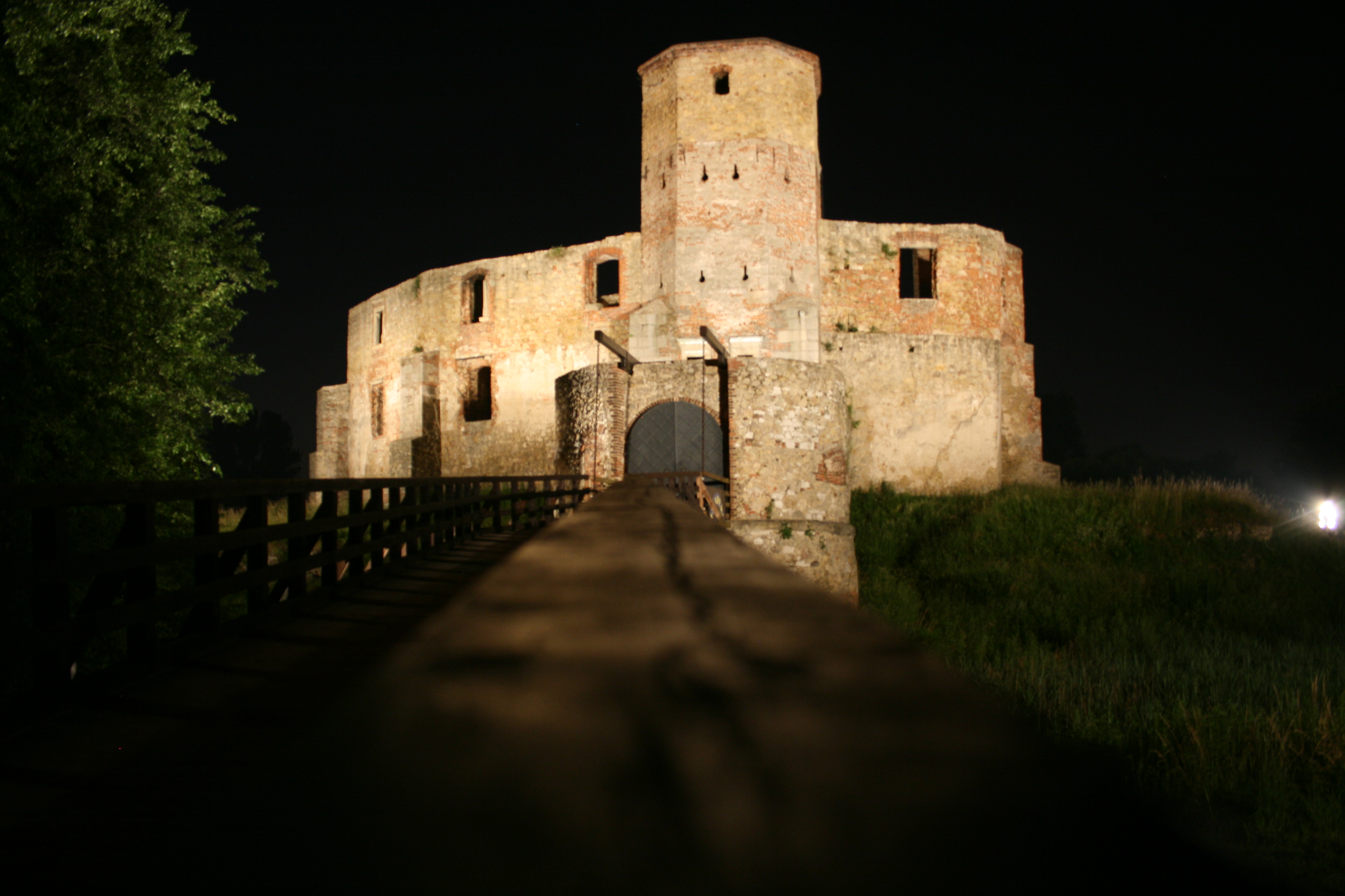 Iluminacja Zamku w Siewierzu